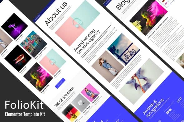 Foliokit - Personal Portfolio Elementor Template Kit