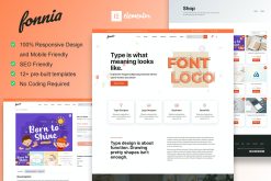 Fonnia - Digital Product Store Elementor Template Kit