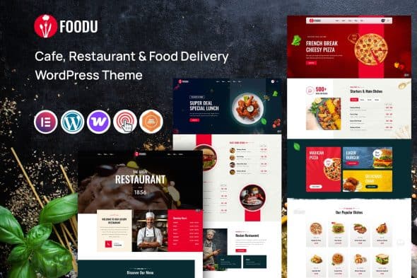 Download Foodu - Food & Restaurant WordPress Theme GPL WordPress Plugin