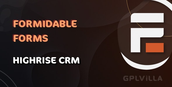 Download Formidable Forms - Highrise CRM AddOn
