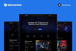 Fortynes - NFTs Conference Elementor Pro Full Site Template