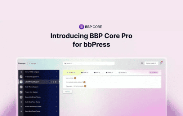 Download Forumax Pro (Premium) (BBP Core Pro) GPL WordPress Plugin