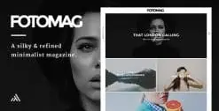 Download Fotomag - A Silky Minimalist Blogging Magazine WordPress Theme For Visual Storytelling