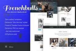 Frenchbulls - Dog Breeder Elementor Template Kit