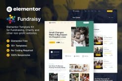 Fundraisy - Charity & Fundraising Elementor Template Kit