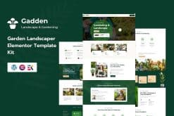 Gadden - Garden & Landscaping Elementor Template Kit