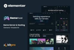 Gamehost - Game Server & Hosting Elementor Template Kit