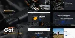 Download Gat - Gun & Weapon Store WordPress Theme