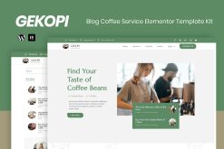 Gekopi - Coffee Shop Blog Elementor Template Kit