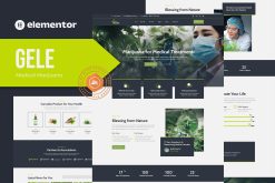 Gele - Medical Marijuana & Medicine Elementor Template Kit