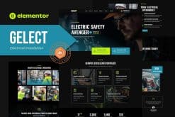 Gelect - Electrical Installation & Maintenance Elementor Template Kit