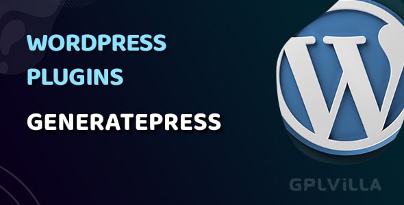 Download GeneratePress Premium WordPress Plugin GPL