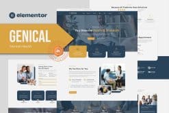 Genical - Mental Health & Therapy Elementor Template Kit