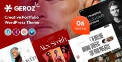 Download Geroz - Creative Portfolio Digital Agency WP Theme GPL WordPress Plugin