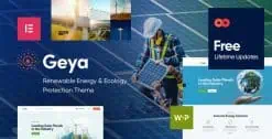Download Geya - Renewable Energy & Ecology Protection WordPress Theme