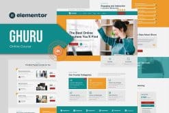 Ghuru - Online Course & Education Elementor Template Kit