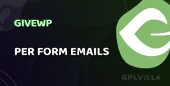 Download GiveWP Per Form Emails WordPress Plugin GPL
