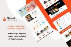 Givoxin - Charity Elementor Template Kit