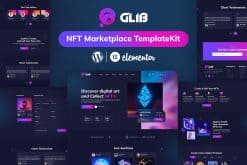 Glib | NFT Marketplace Elementor Pro Template Kit