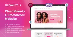 Download Glowify - Beauty and Cosmetics Shop WordPress Theme GPL WordPress Plugin