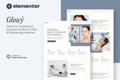 Glowy - Beauty Clinic & Dermatology Elementor Template Kit