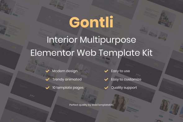 Gontli - Interior Multipurpose Template Kit