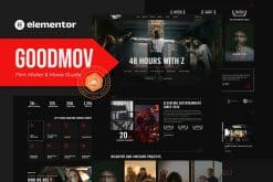 Goodmov - Film Maker & Movie Studio Elementor Template Kit