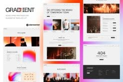 Graddient - Music Band & Musician Elementor Template Kit