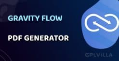 Download Gravity Flow PDF Generator Extension WordPress Plugin GPL
