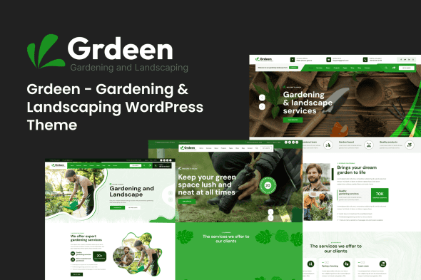 Download Grdeen - Gardening And Landscaping WordPress Theme GPL WordPress Plugin