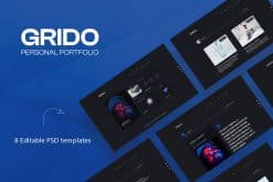 Download Gridos - Creative Personal Portfolio GPL WordPress Plugin