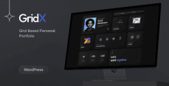 Download Gridx Portfolio WordPress Theme GPL WordPress Plugin