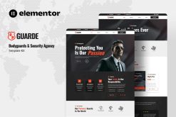 Guarde - Bodyguards & Security Agency Elementor Template Kit