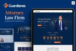 Guardianes – Attorney Law Firm Elementor Pro Template Kit