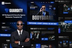 Guardity – VIP Bodyguard & Security Agency Elementor Template Kit