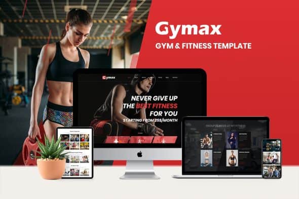 Gymax - Gym & Fitness Elementor Template Kit