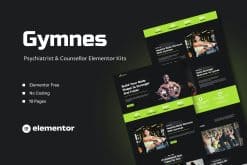 Gymnes - Fiteness & Gym Elementor Template Kit