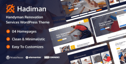 Download Hadiman - Handyman Renovation Services WordPress Theme GPL WordPress Plugin