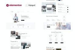 Hanpot - Personal Photographer & Portfolio Showcase Elementor Template Kit