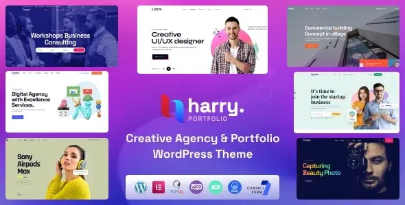 Download Harry - Creative Agency & Portfolio WordPress Theme