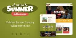 Download Hello Summer | A Children Holiday Camp WordPress Theme