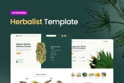 Herbalist - Medical Marijuana Store Elementor Template Kit