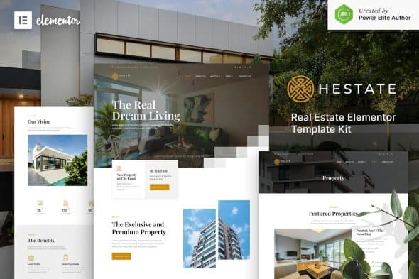 Hestate - Real Estate Elementor Template Kit