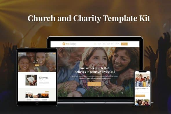 Holy - Church & Charity Template Kit