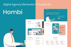 Hombi - Digital Agency Elementor Template Kit