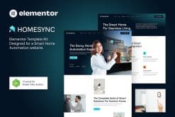 Homesync - Smart Home Automation Elementor Template Kit