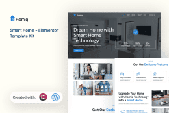 Homiq – Smart Home Elementor Template Kit