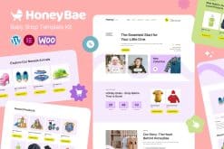 HoneyBae - Baby Shop Ecommerce Elementor Pro Template Kit