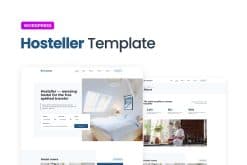 Hosteller - Hostel Booking Elementor Template Kit