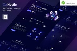 Hostic - Web Hosting Company Elementor Template Kit